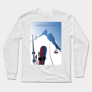 Chamonix Aiguille du midi Long Sleeve T-Shirt